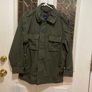 Gap Kids Olive Green Lightweight Boys Jacket Size 12 Gap Kids XL